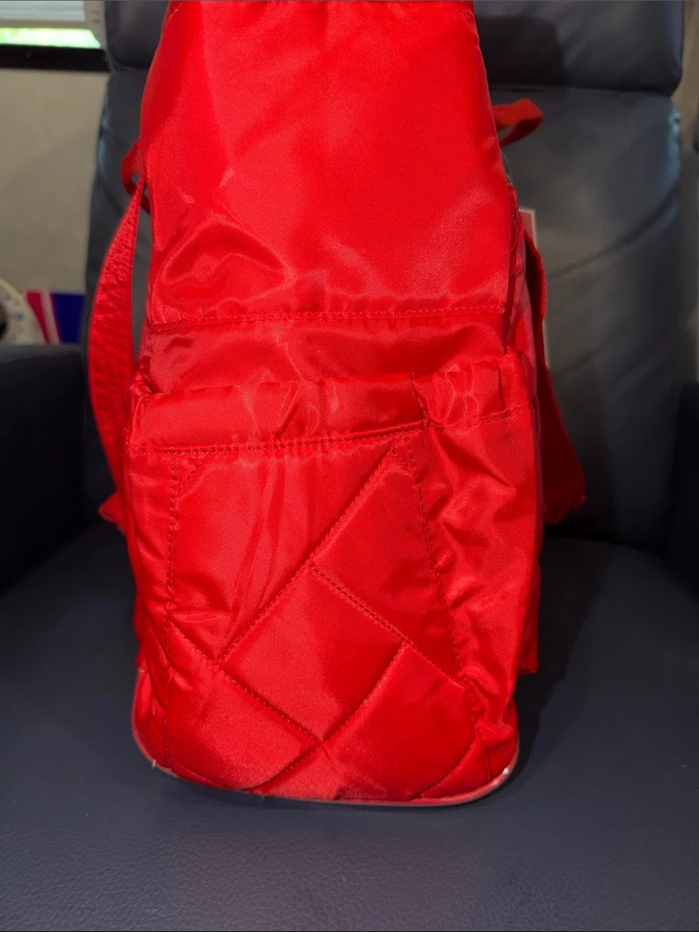 lug Cabby Tote Poppy Red NWT